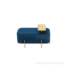 Roestvrij Staal Frame Olifant Ottomaans Stoel Pouf